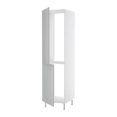 ФАКТУМ Высок шкаф д холодильн/мороз - Аплод серый, 60x233 см