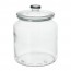VARDAGEN банка с крышкой прозрачное стекло 18.4x Ø14.5 cm