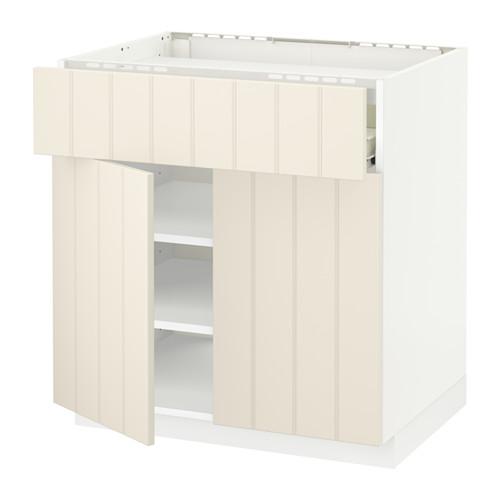 МЕТОД / ФОРВАРА Нплн шк д/врч пнл/ящ/плк/2дв - белый, Хитарп белый с оттенком