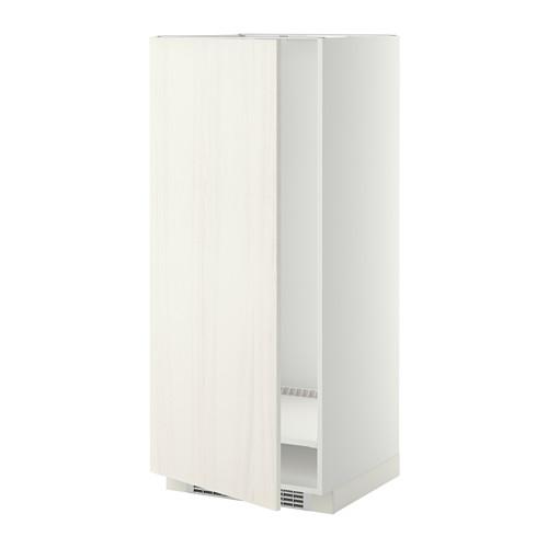 МЕТОД Высок шкаф д холодильн/мороз - 60x60x140 см, Росдаль белый ясень, белый