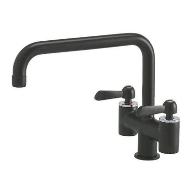 ЛОВИКЕН Смеситель кухонный с 2 вентилями - черный ЛОВИКЕН Смеситель кухонный с 2 вентилями - черный