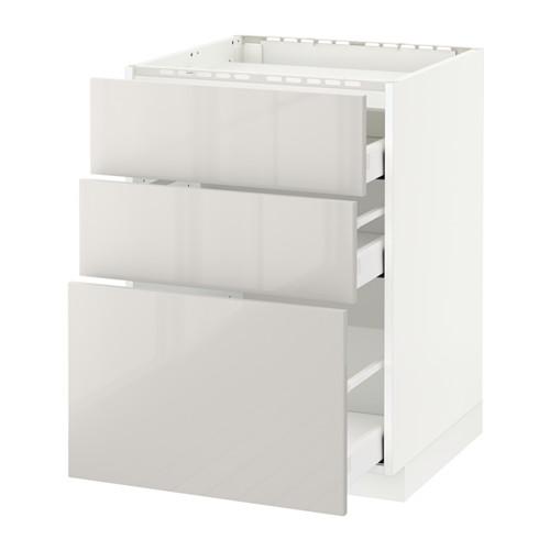 METOD/MAXIMERA напольн шкаф/3фронт пнл/3ящика METOD/MAXIMERA напольн шкаф/3фронт пнл/3ящика