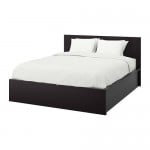 МАЛЬМ Каркас кровати+2 кроватных ящика - 160x200 см, Лурой, черно-коричневый