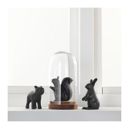 HÄRLIGA стеклянный клош на подставке прозрачное стекло 20x Ø10 cm HÄRLIGA стеклянный клош на подставке прозрачное стекло 20x Ø10 cm