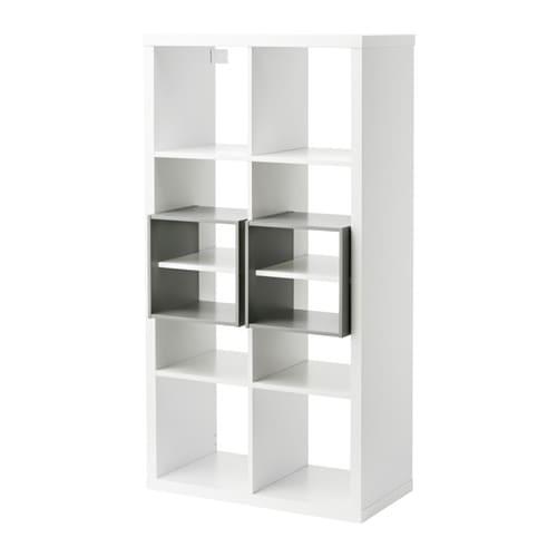 КАЛЛАКС Стеллаж с 2 вставками