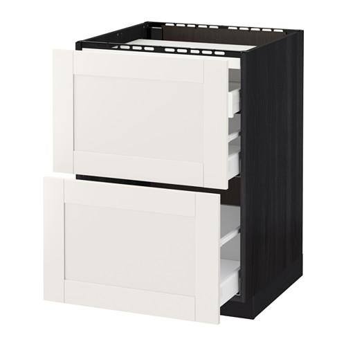 METOD/MAXIMERA напольн шкаф/2 фронт пнл/3 ящика