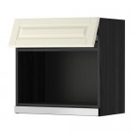 METOD навесной шкаф для СВЧ-печи черный/Будбин белый с оттенком 60x60 см