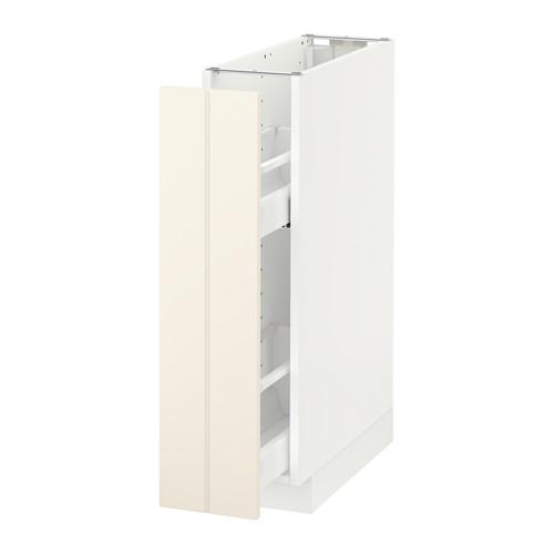 МЕТОД Напол шкаф/выдв внутр элем - белый, Хитарп белый с оттенком МЕТОД Напол шкаф/выдв внутр элем - белый, Хитарп белый с оттенком