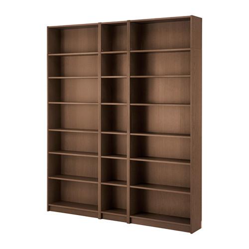 БИЛЛИ Стеллаж - коричневый ясеневый шпон