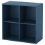 ЭКЕТ Шкаф с 4 отделениями - темно-синий