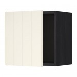 МЕТОД Шкаф навесной - под дерево черный, Хитарп белый с оттенком, 40x40 см