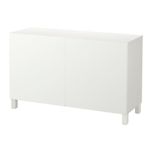 БЕСТО Комбинация для хранения с дверцами - белый/Лаппвикен белый