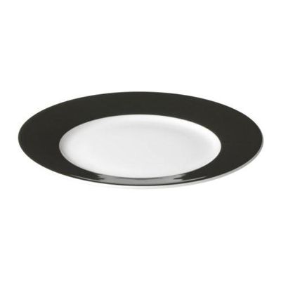 ИКЕА/365+ Тарелка десертная - белый/темно-серый
