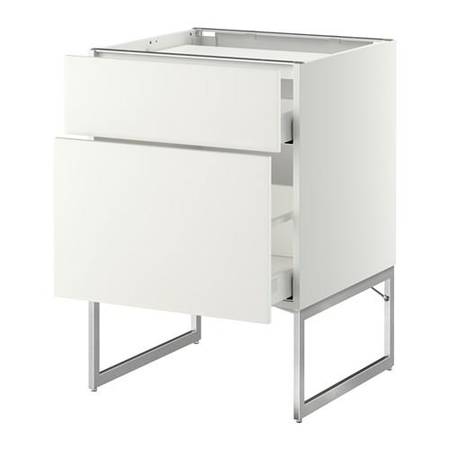 МЕТОД / МАКСИМЕРА Напольн шкаф/2фронт пнл/3ящика - -, Хэггеби белый, 60x60x60 см МЕТОД / МАКСИМЕРА Напольн шкаф/2фронт пнл/3ящика - -, Хэггеби белый, 60x60x60 см