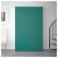 БЕСТО Комбинация для хранения с дверцами - белый/Халлставик сине-зеленый