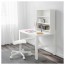 ПОЛЬ Письменн стол с полками - белый