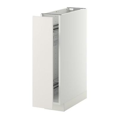 МЕТОД Напол шкаф/выдв внутр элем - Веддинге белый, белый МЕТОД Напол шкаф/выдв внутр элем - Веддинге белый, белый