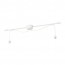 HEMMA двойной шнур-подвес/штанга белый