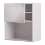 ФАКТУМ Навесной шкаф для СВЧ-печи - Лидинго белый с оттенком, 60x70 см