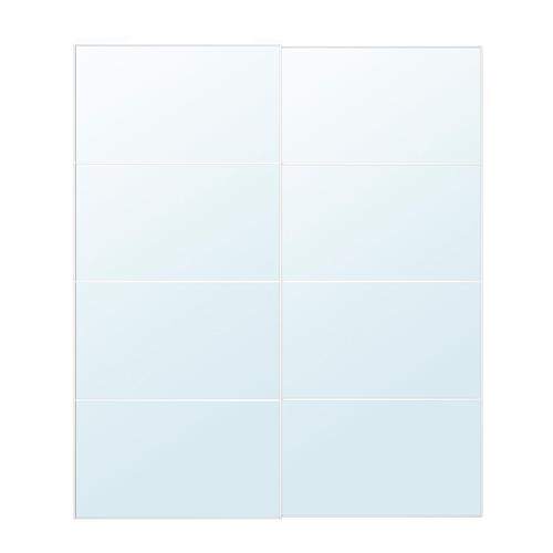 AULI пара раздвижных дверей зеркальное стекло 200x236 cm