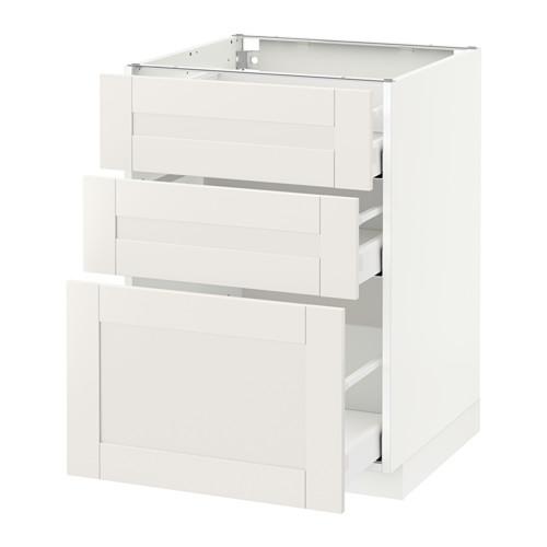 METOD/MAXIMERA напольный шкаф с 3 ящиками METOD/MAXIMERA напольный шкаф с 3 ящиками