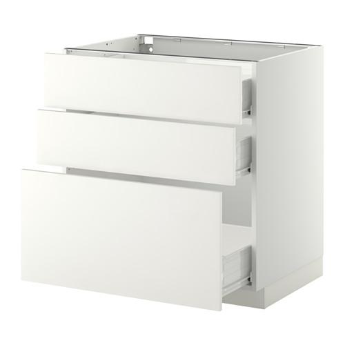 МЕТОД / ФОРВАРА Нплн шк 3 фрнт/3 средн ящика - белый, Хэггеби белый, 80x60 см МЕТОД / ФОРВАРА Нплн шк 3 фрнт/3 средн ящика - белый, Хэггеби белый, 80x60 см