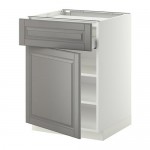 МЕТОД / МАКСИМЕРА Нплн шк д/врч пнл/ящ/плк/дв - белый, Будбин серый МЕТОД / МАКСИМЕРА Нплн шк д/врч пнл/ящ/плк/дв - белый, Будбин серый