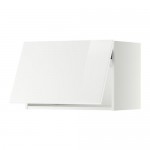 МЕТОД Горизонтальный навесной шкаф - белый, Рингульт глянцевый белый, 60x40 см