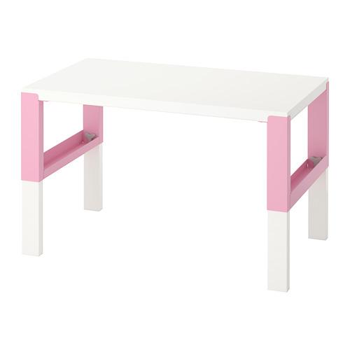 PÅHL writing desk white / pink 96x58 cm (991.289.43) - reviews, price, where to