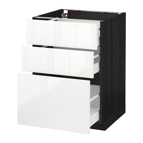 METOD/MAXIMERA напольный шкаф с 3 ящиками