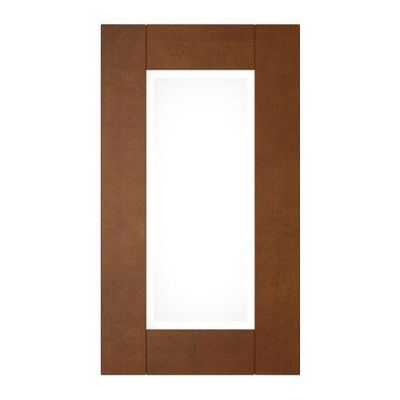 ЭДЕЛЬ Стеклянная дверь - классический коричневый, 30x70 см