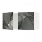 МЕТОД Навесной шкаф с 2 дверями - белый, Кальвиа с печатным рисунком МЕТОД Навесной шкаф с 2 дверями - белый, Кальвиа с печатным рисунком