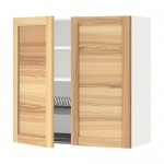 МЕТОД Навесной шкаф с посуд суш/2 дврц - белый, Торхэмн естественный ясень, 80x80 см МЕТОД Навесной шкаф с посуд суш/2 дврц - белый, Торхэмн естественный ясень, 80x80 см