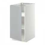 МЕТОД Напольный шкаф с полками - 40x60 см, Веддинге серый, белый МЕТОД Напольный шкаф с полками - 40x60 см, Веддинге серый, белый