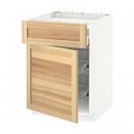 МЕТОД / МАКСИМЕРА Нплн шк д/врч пнл/ящ/2првл крзн - белый, Торхэмн естественный ясень МЕТОД / МАКСИМЕРА Нплн шк д/врч пнл/ящ/2првл крзн - белый, Торхэмн естественный ясень