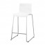 GLENN табурет барный белый/хромированный 50x48x89 cm