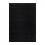 ХАМПЭН Ковер, длинный ворс - черный, 160x230 см