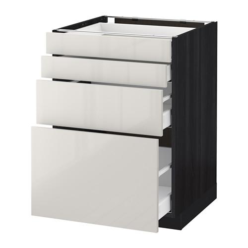 METOD/MAXIMERA напольн шкаф 4 фронт панели/4 ящика METOD/MAXIMERA напольн шкаф 4 фронт панели/4 ящика