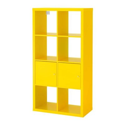 Kallax estantería con puertas - amarillo (291.554.97) - opiniones,  comparación de precios