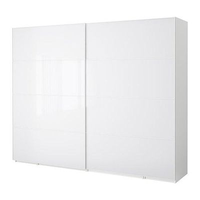 Gymnastiek zwanger Tegenstander PAX garderobekast met schuifdeuren - wit, 300x44x236 cm (s29873723) -  reviews, prijsvergelijking