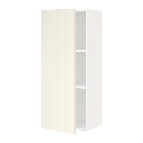 МЕТОД Шкаф навесной с полкой - белый, Хитарп белый с оттенком, 40x100 см МЕТОД Шкаф навесной с полкой - белый, Хитарп белый с оттенком, 40x100 см