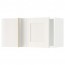 МЕТОД Шкаф навесной угловой - белый, Сэведаль белый