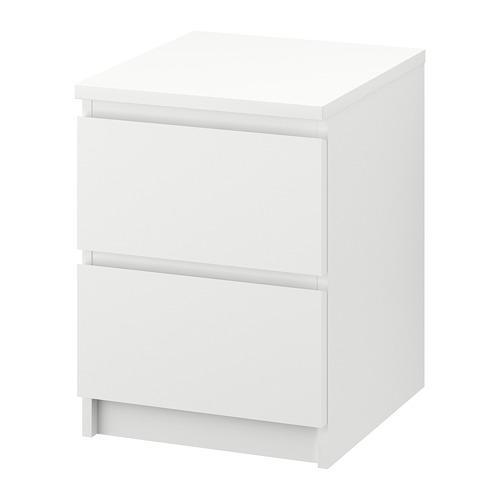 Malm Chest Of Drawers With 2, Ikea Malm Tall Dresser Dimensions