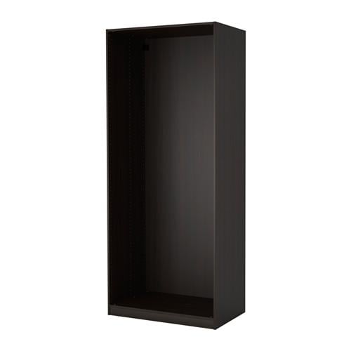 Christendom januari Alert PAX wardrobe frame black-brown 99.8x58x236.4 cm (901.215.83) - reviews,  price, where to buy