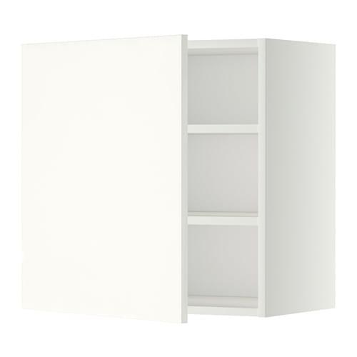МЕТОД Шкаф навесной с полкой - белый, Хэггеби белый, 60x60 см