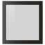 СИНДВИК Стеклянная дверь - черно-коричневый/прозрачное стекло