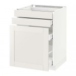 МЕТОД / МАКСИМЕРА Нплн шк с вдв мдл/2 фрнт - белый, Сэведаль белый, 60x60 см