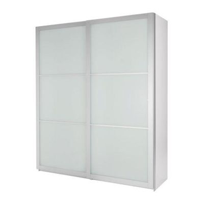 ПАКС Гардероб с раздвижными дверьми - белый, 150x43x236 см ПАКС Гардероб с раздвижными дверьми - белый, 150x43x236 см