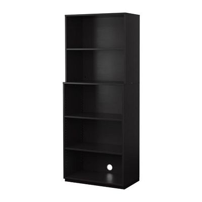 ГАЛАНТ Открытая комбинация д/хранения - черно-коричневый