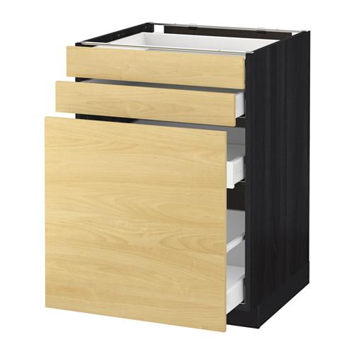 МЕТОД / МАКСИМЕРА Нплн шк с вдв мдл/2 фрнт - 60x60 см, Тингсрид под березу, под дерево черный МЕТОД / МАКСИМЕРА Нплн шк с вдв мдл/2 фрнт - 60x60 см, Тингсрид под березу, под дерево черный